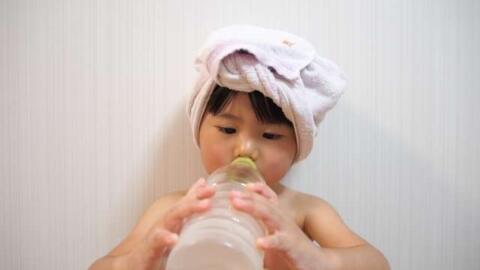 風呂上りの水分補給