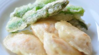 フリッター 揚げ焼き 炭酸水 アスパラ 葉酸レシピ