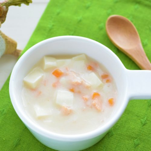 鮭と豆腐のミルク煮 7ヶ月頃 母子栄養協会