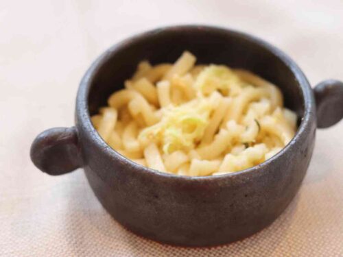 玉子うどん キャベツの千切り入り 1歳ごはん