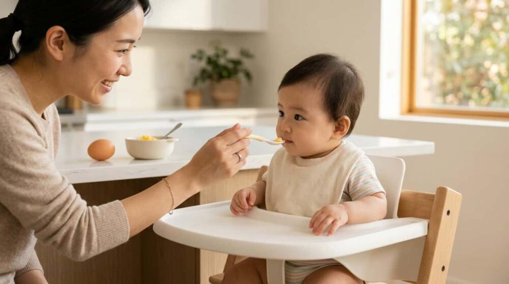 卵の離乳食での進め方 早期摂取のメリット